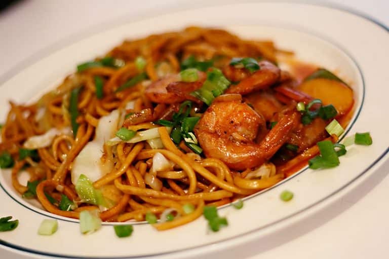Chow Noodles & Pepper Shrimp