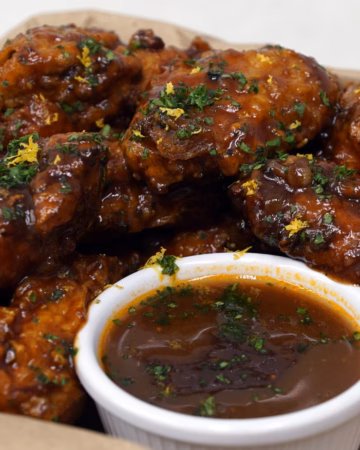 Guava BBQ Glazed Wings