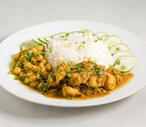 Curry Chicken & Channa