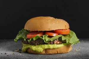 vegan black bean burger