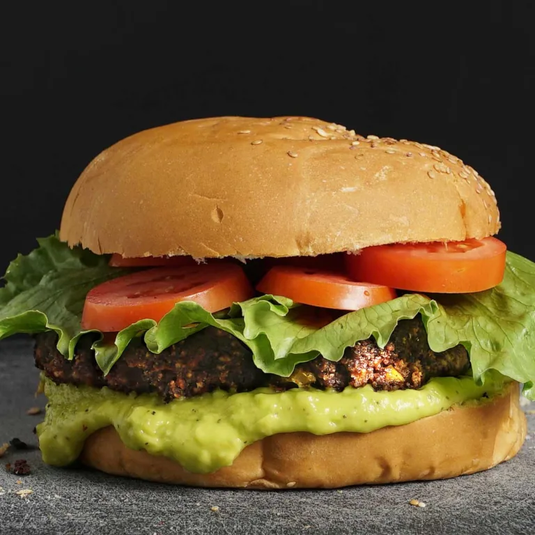 vegan black bean burger