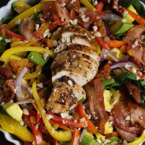 avocado and bacon salad