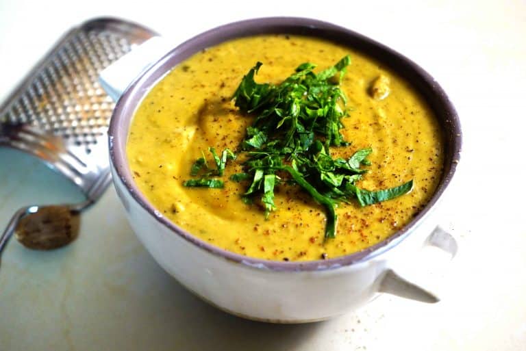 creamy pigeon peas soup