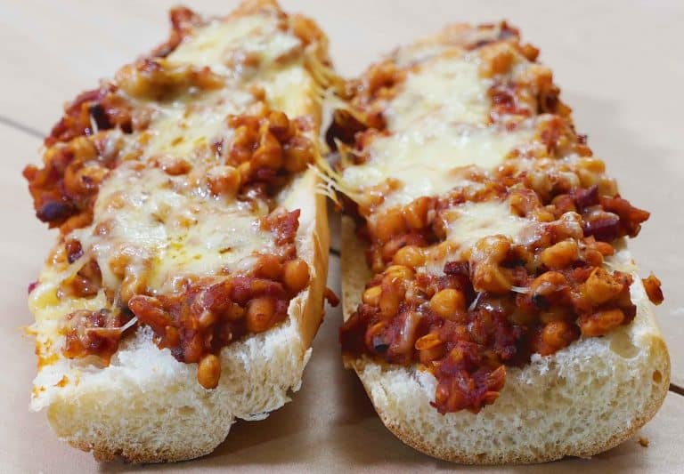 ham & baked beans melt