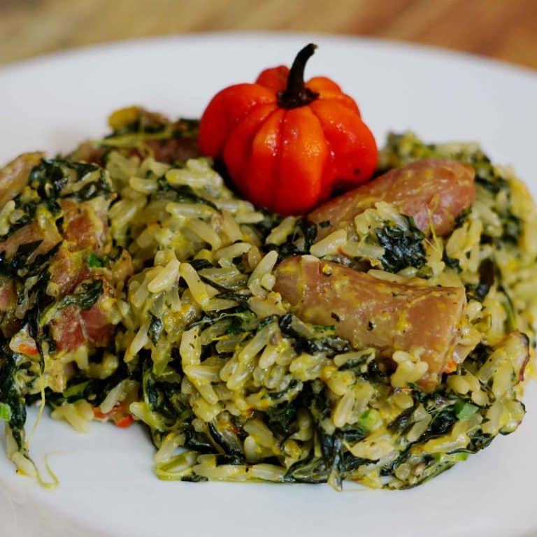 bhagi rice with pigtail