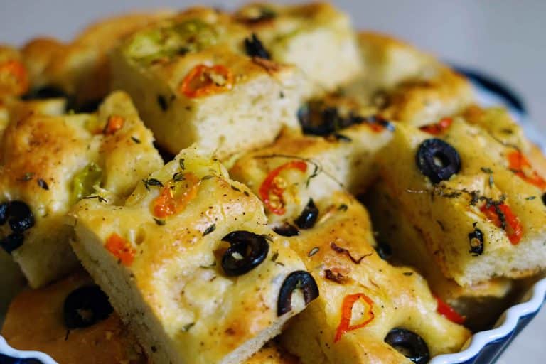 Garlic Pepper Focaccia