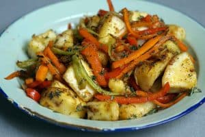sauteed cassava