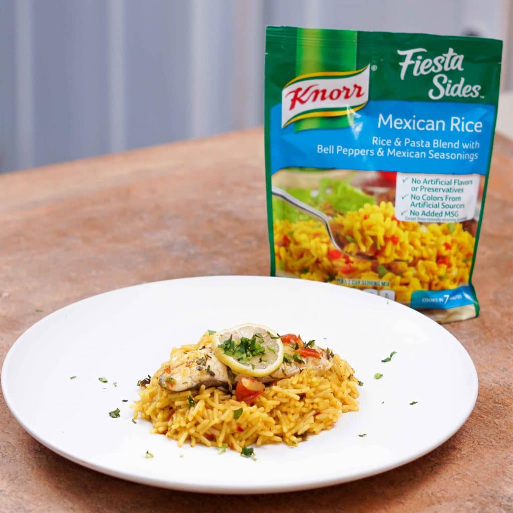 Trini Stewed Fish with Knorr Mexican Rice