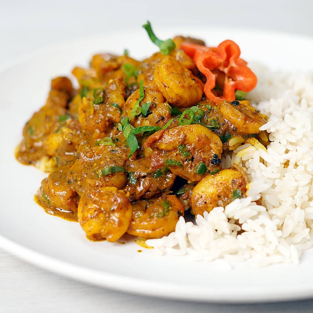 Curry Shrimp & Rice