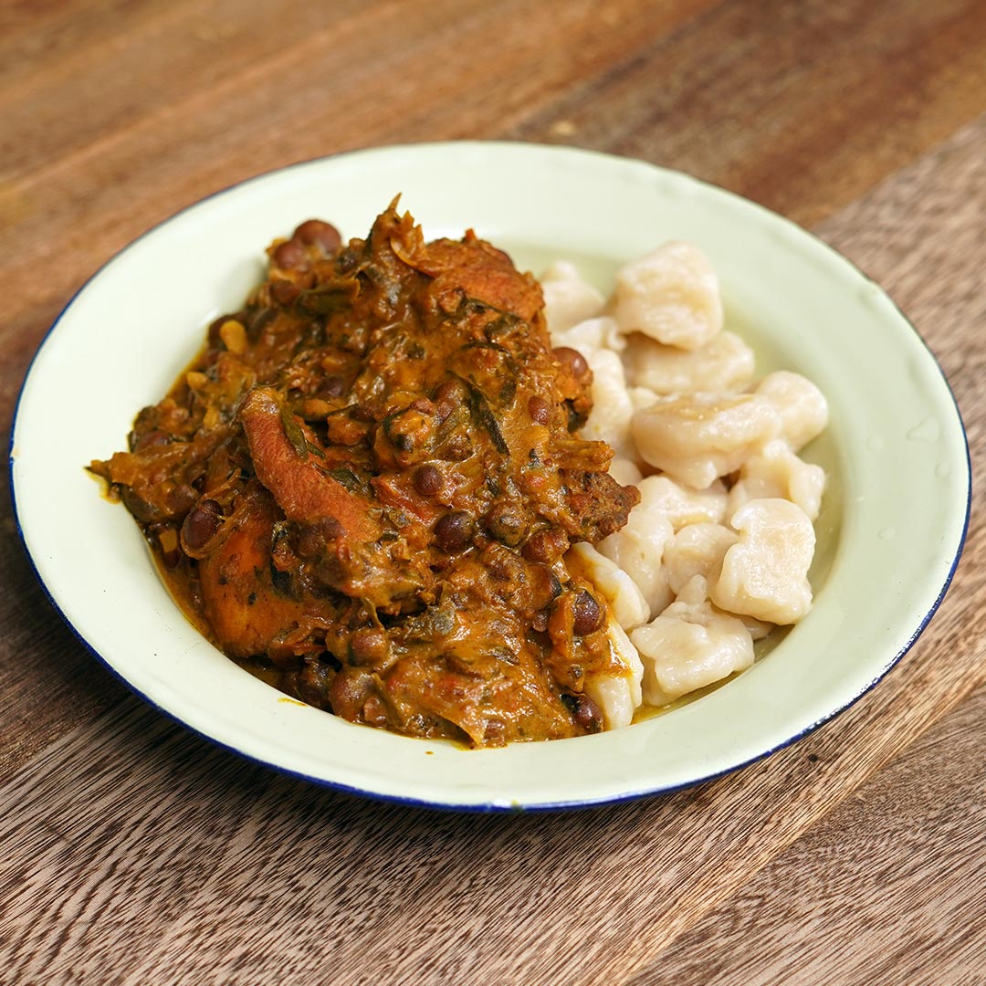 Curry Stew Chicken & Peas with Dumplings