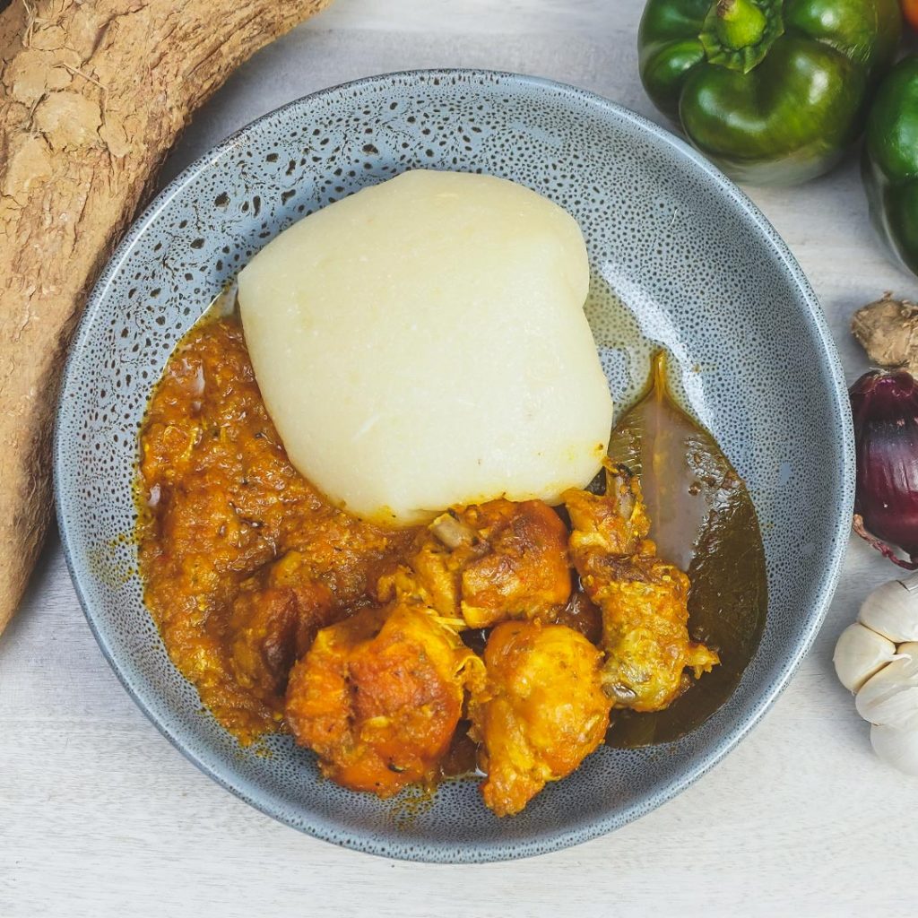 Fufu & Nigerian Chicken Stew